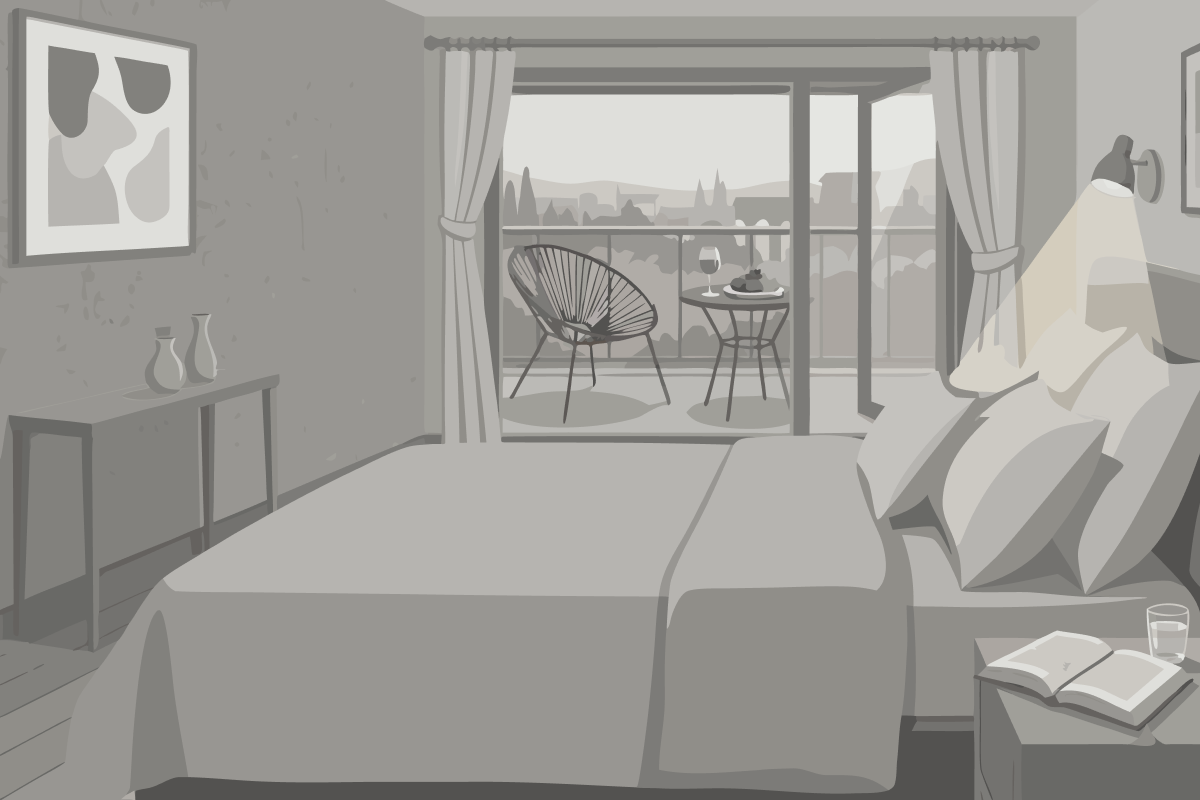 Chambre Double - Vue sur Montagne